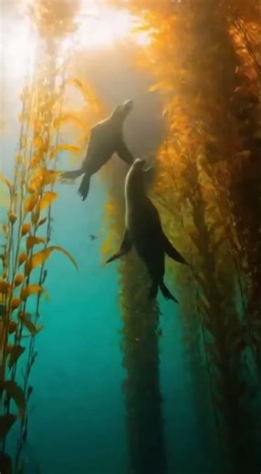 “The Hidden Kelp Forest”#youtubeshorts #viral #oceanlife #wildlife