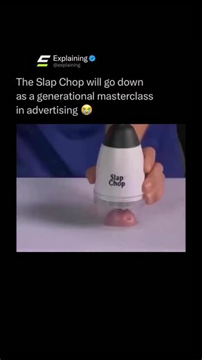 The Slap Chop commercials became iconic in the late 2000s thanks to their fast paced editing and the intense, rapid fire delivery of pitchman Vince Offer 😤 The ads showed him aggressively chopping food in seconds while shouting catchphrases like “You’re gonna love my nuts,” making the commercials impossible to forget. Their low budget, chaotic energy, and unintentionally funny tone helped them go viral long before short form internet ads were common 📺 The Slap Chop became less about the produc