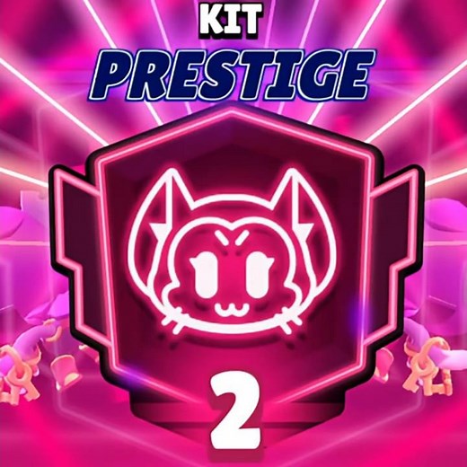 Prestige 2 Kit In Solo Showdown 🏆 #brawlstars #prestige #kitten #showdown