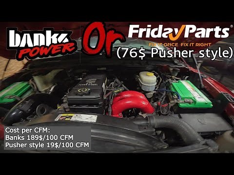"Pusher Style" Intake Horn Install & Review | 6.7 Cummins | This will make people mad! #FridayParts