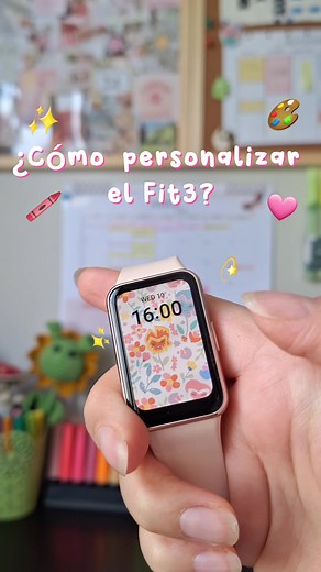 Respuesta a @lyneee.c Tutorial de como personalizar la pantalla de tu fit3 ✨️ #fyp #samsung #tecnologia #fit3 #study #Chile #review #estudiante #aesthetic #universidad #fypシ