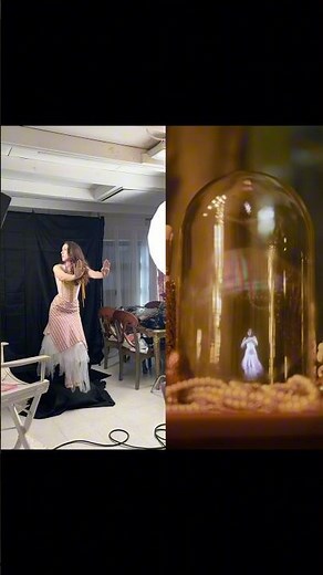 no one asked but this is how we did the pepper's ghost illusion 🪄