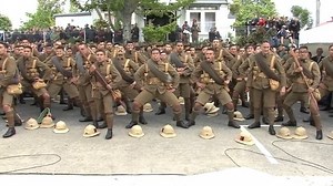Fierce haka performed in honour of WW1 soldiers from Te Tairāwhiti. ❤️🌀 Video by The Gisborne Herald. | Feels like?