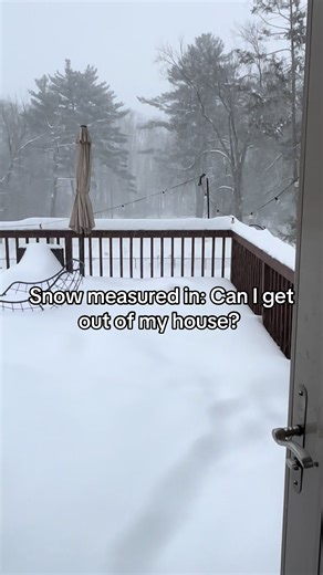Scientific way to measure snow #snowstorm #snow #massachusetts #winter #snowday