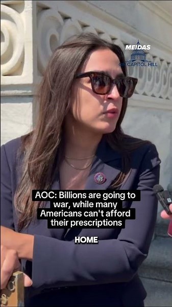 AOC Reacts to Trump Iran War Priorities