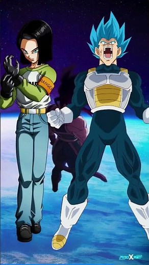Dragonball Vegeta vs Android 17 fight mode #dragonball #Goku#anime