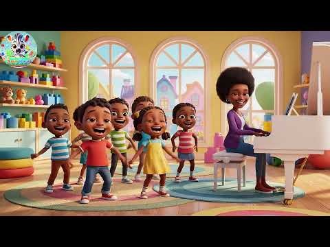 Six Little Toy Toy Pianos Go Plink Plink Plink | Counting Songs for Kids | Nursery Rhymes