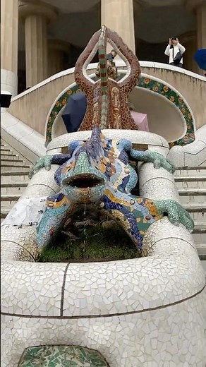 【グエル公園】『トカゲの噴水』『ネフシュタンの蛇』『中央階段』『守衛の家』『管理事務所』 #スペイン #バルセロナ #parkguell #barcelona #spain #spaintravel