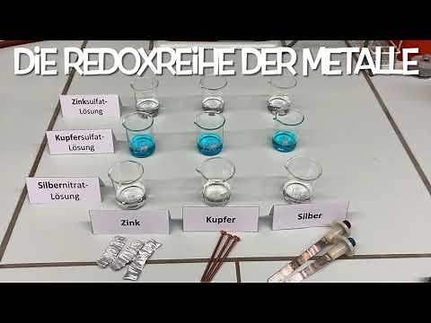 Experiment: Die Redoxreihe der Metalle