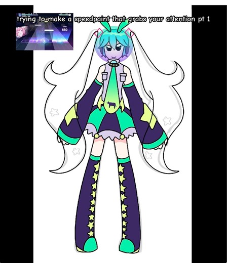 Alien Miku !! #vocaloid #art #dontflop