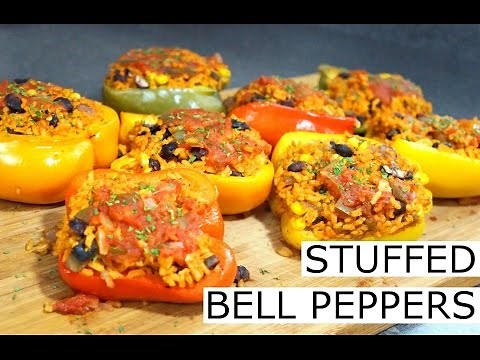 Stuffed Bell Peppers | Vegan Recipe