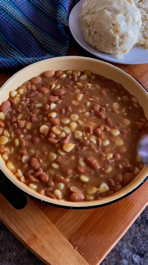 Isophi is a mixture of fresh mealies and beans cooked until soft seasoned with salt. You can use dried mealies also. | Chef Sipho Gourmet Meals