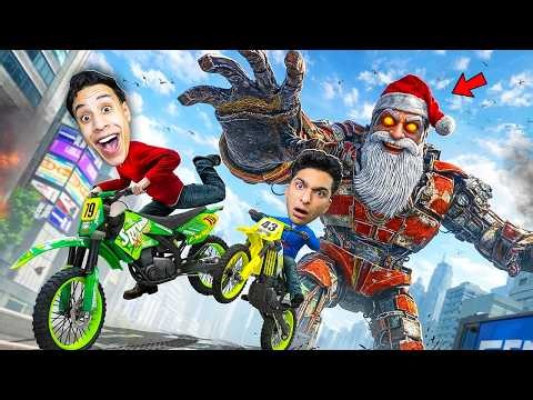 محاولة الهروب من الروبوت جو جو جا جا مع عبدة ماندو (اقوي الف مراا)..🎅🏻🔥 | Garry's Mod