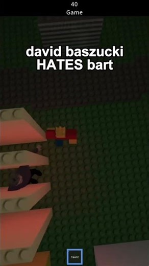 david baszucki HATES bart #roblox #memes #shorts