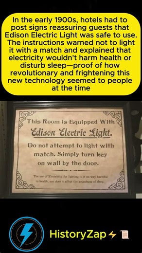 💡 When Hotels Had to Convince Guests Electricity Was Safe