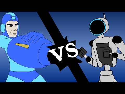 Mega Man versus Actual Robots