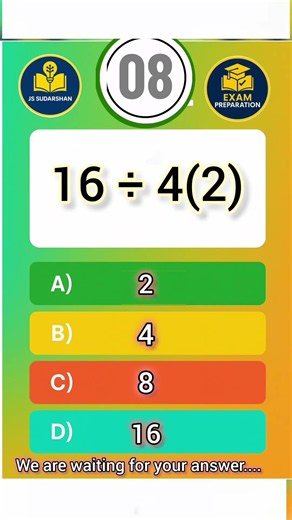 Math Puzzle That Breaks the Internet | 16 ÷ 4(2);