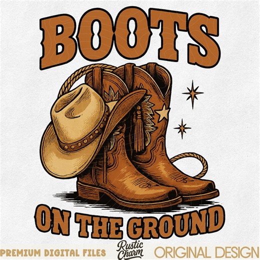Rustic Boots on the Ground PNG, Western Cowgirl Cowboy Clipart, Country Sublimation, Melanin Women Digital Download - Etsy