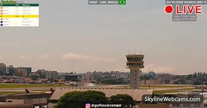 【LIVE】 Live Cam São Paulo Airport - Congonhas | SkylineWebcams