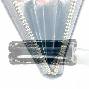 Michael Kors Python Embossed Zip Around Black Leather Wallet Rectangle Credit Card MK Logo