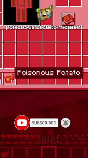 poisonous brotato in minecraft 😭