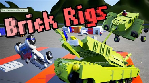 MULTIPLAYER UPDATE - Funny Race Track Moments + Brick Rigs Workshop Creations - Gameplay Highlights
