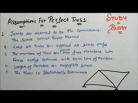 Assumptions For Perfect Truss - Engineering Mechanics