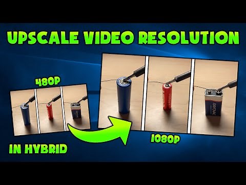 How to Upscale Video Resolution in Hybrid CORRECTLY | Upscale Resolution Without Loss of Quality
