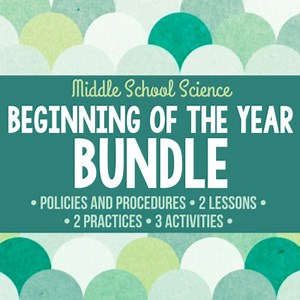First Week of School Complete Science Bundle