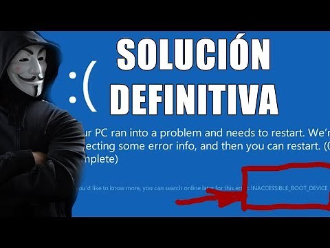 COMO SOLUCIONAR EL MENSAJE DE ERROR INACCESSIBLE BOOT DEVICE