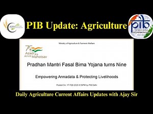 Pradhan Mantri Fasal Bima Yojana Turns 9: Impact, Benefits & Success Story