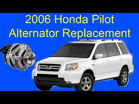2006 Honda Pilot Alternator Replacement