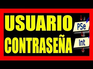 usuario y contraseña pseint