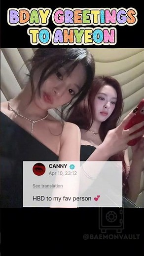 BABYMONSTER’s Bday Wishes for Ahyeon! 🎂✨