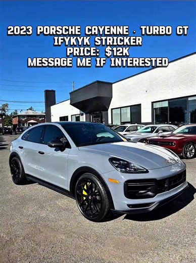 2023 Porsche Cayenne · Turbo GT Price: $12k Message me if interested #carsforsale #uscars #fypシ゚viral