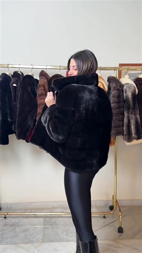 Experience the Elegance of Black Mink Fur Coats
