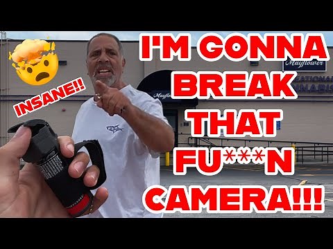 First Amendment Auditor Defends Himself With PEPPER SPRAY!! CRAZY!!