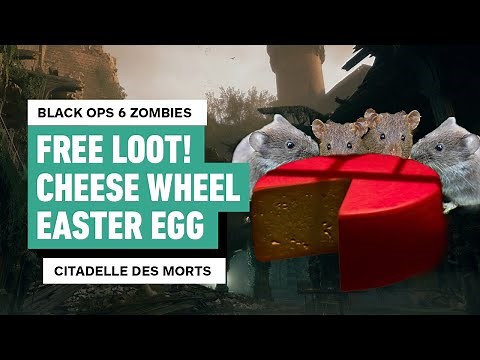 Call of Duty Black Ops 6 Zombies: Cheese Wheel Easter Egg on Citadelle des Morts