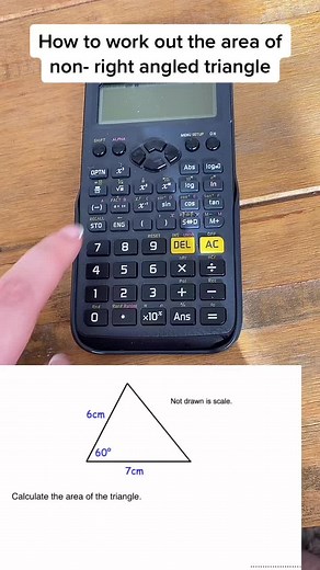 Area of triangle sine rule