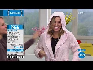 Soft Cozy Loungewear Plush Fleece Long Robe