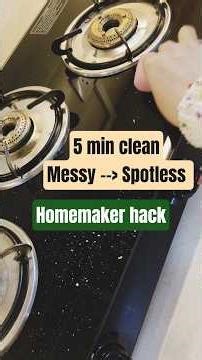 5 Minutes to a Spotless Kitchen Counter — Homemaker Hack! ✨🧼💛