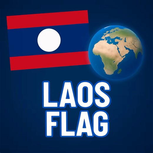 🇱🇦 What does the white circle on the Laos flag mean?