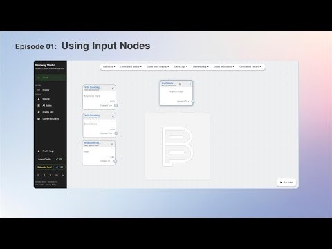 Using Input Nodes | Branway Tutorial EP01