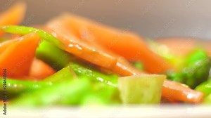 Pink Apron Collection. Cooking Up Delicious Salmon Lined With Sweet Potato. Learn Asian Cuisine.