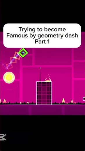 Tryna become famous by GD part 1 #trending #geometrydash #viral #shorts #shortvideo #song #ytshorts