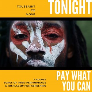 Tonight from 6pm! 'Displaced' is the cinematic reimagining of Akeim...