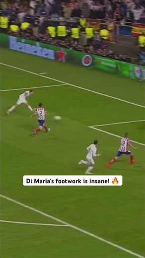 The Moment Di Maria Broke the Defense! ⚡️ Real Madrid Legend #Shorts #RealMadrid #DiMaria