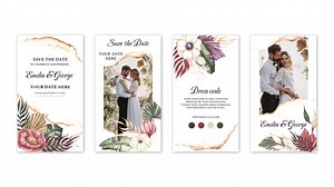 Wedding Save The Date Invitations | Free Stock Video Footage