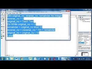 Reversing A number using Visual Basic