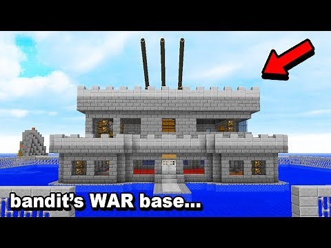 The exact moment i found a SECRET Minecraft Bandit base!